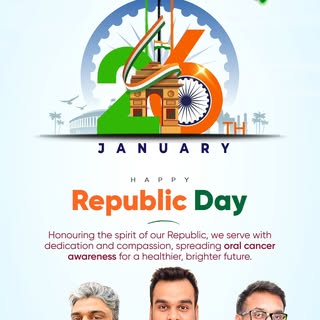 Happy 77th Republic Day
Honouring the spirit of our Republic, we serve with dedication and compassio