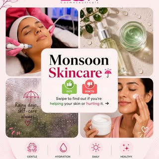 ☔ Monsoon Skincare: Are You Doing It Right? 🌿

The rainy season can be tough on your skin. Excess o