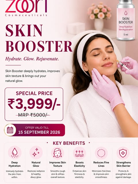 ✨ SKIN BOOSTER TREATMENT ✨
💧 Hydrate • Glow • Rejuvenate 💧

Give your skin the hydration and nouri