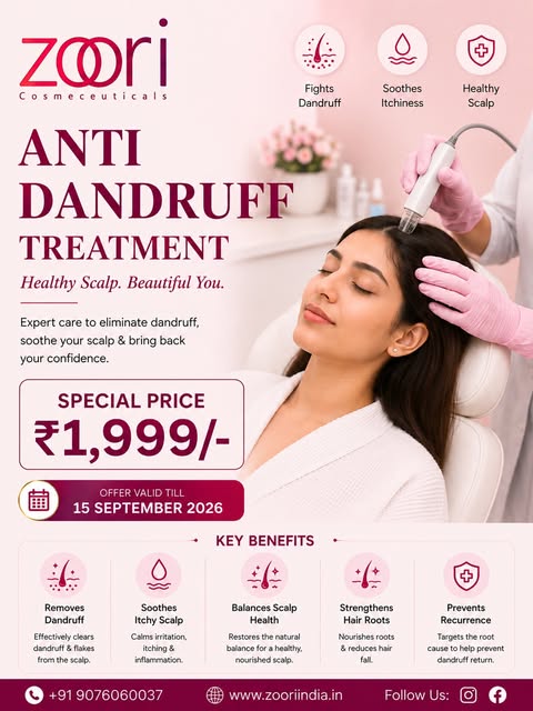 ✨ ANTI-DANDRUFF TREATMENT ✨
🌿 Healthy Scalp • Stronger Roots • Beautiful Hair 🌿

Say goodbye to da