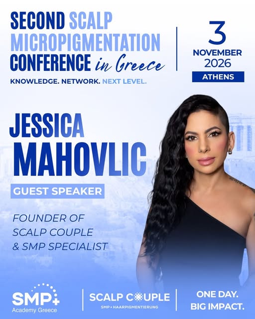 Με μεγάλη χαρά υποδεχόμαστε τη Jessica Mahovlic, Founder of Scalp Couple & SMP Specialist, ως προσκε