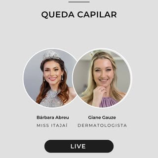 Hoje nossa live foi sobre um assunto que gera muitas dúvidas: queda capilar 💜✨ @dra.giane.gauze 

C