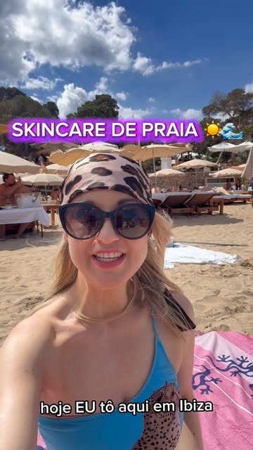 Skincare também viaja comigo. ☀️🌊🇪🇸

Direto de Ibiza, compartilho um pouquinho da minha rotina de