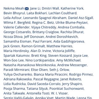 I’m very proud of our team, particularly Nekma Meah & Jane Li, for battling through an almost insurm