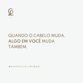 Cuidar do cabelo também é cuidar da forma como você se enxerga.

Quando a causa é identificada e o t