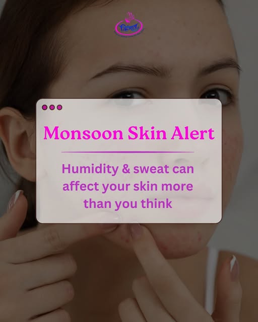 Rainy days are fun… but your skin may not agree! 🌧️✨

Monsoon humidity can make your skin feel extr