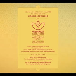 Inauguration of Venkat center for aesthetic health
