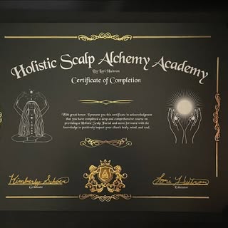 This was an amazing Scalp Alchemy course! I can’t wait to start using my techniques and Hui Hui Oils