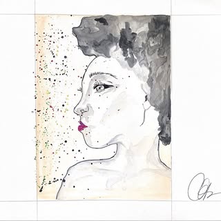 “Divine Queen “ - Watercolor