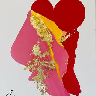 Unconditional amor - oil/ acrylic