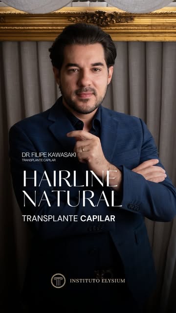 Uma hairline natural é o que transforma um transplante capilar em um resultado realmente imperceptív