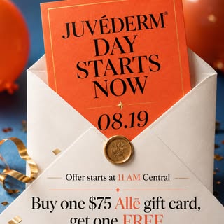 JUVÉDERM Day is officially live — and if Juvéderm is already on your list, this is the time to book.