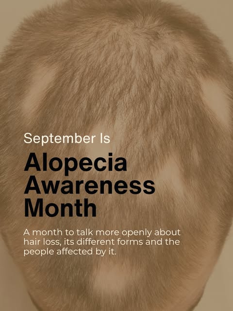 Hair loss is visible, but what someone is dealing with behind it often isn’t.

This Alopecia Awarene