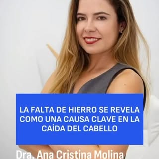 ¿Qué relación tiene la falta de hierro con la caida del cabello? @dr.anacristina.molina te lo cuenta
