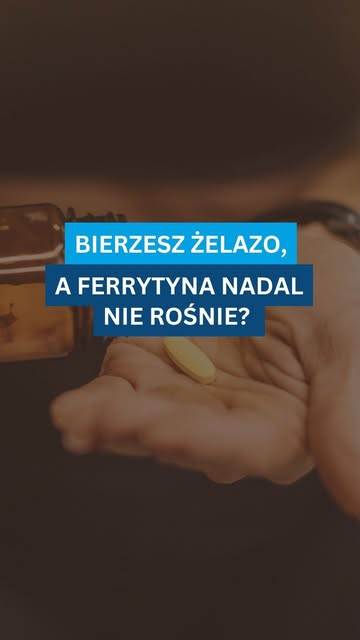 Bierzesz żelazo, a ferrytyna nadal nie rośnie? 🤔

To nie zawsze oznacza, że żelazo „nie działa”.

P