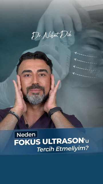 Fokus Ultrason (HIFU), odaklanmış ses dalgaları kullanılarak cildin alt katmanlarına etki eden ameli