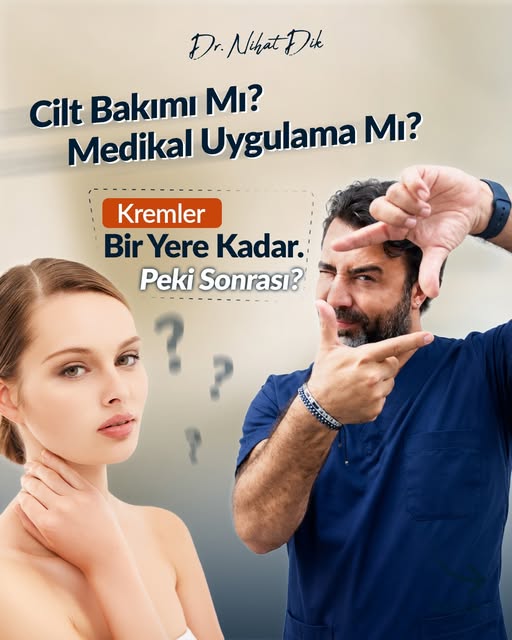 Kremler ve günlük cilt bakımı her zaman yeterli olmayabilir. Cildin ihtiyaçları doğrultusunda, hekim
