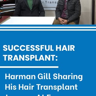 In this video, you can see one of our patients sharing his experience on a successful hair transplan