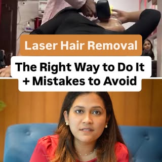 Laser hair removal works best when it’s done correctly, not just quickly.

Do:
• Get your skin and h