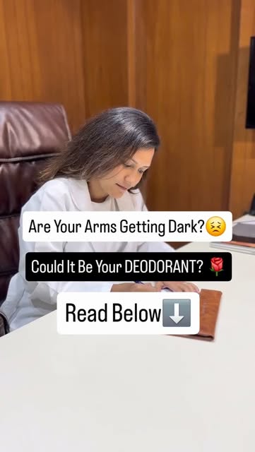 “Doctor, can my deodorant actually make my underarms dark?”

Honestly, this is something I get asked