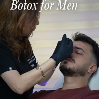 Who said Botox isn’t for men? 👀  Upper-face Botox to soften the lines while keeping your features n