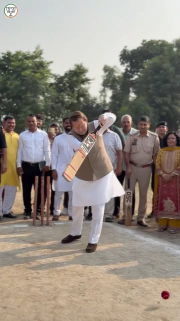 सेवा संकल्प अभियान के तहत गोहाना विधानसभा के गांव महलाना में आयोजित नमो क्रिकेट लीग के समापन समारोह 