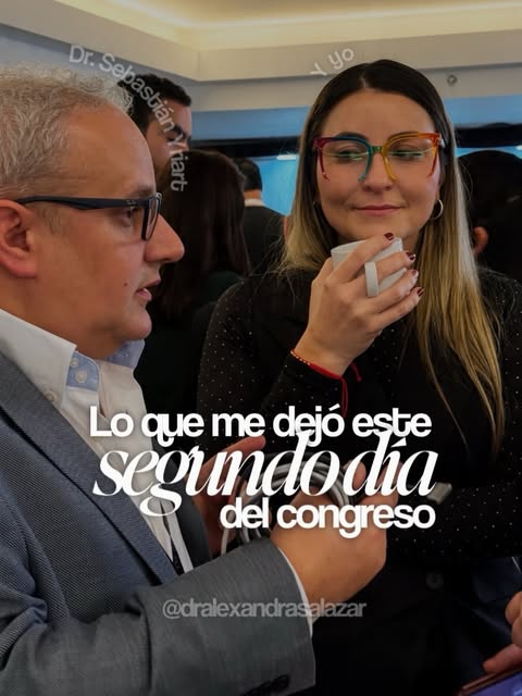 Segundo día de congreso y ya perdí la cuenta de cuántas notas tomé 😅

Es raro, pero entre más años 
