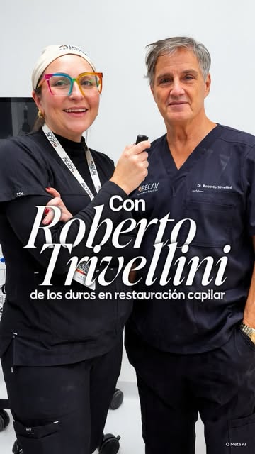 Cerrando este congreso junto a uno de los más duros de la restauración capilar: @trivelliniluisrober
