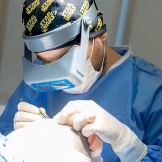 Intervención con técnica FUE, 2500 Unidades Foliculares, etapa de extracción.