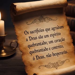 💔 Um coração quebrantado e contrito o Senhor não rejeitará!
🙌 Tudo que Deus espera é um filho que 