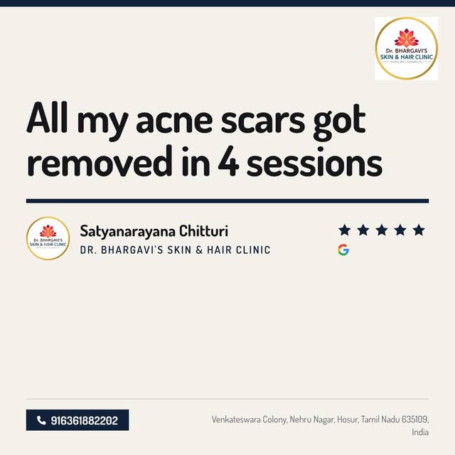 Satyanarayana Chitturi had an exceptional experience at DR. BHARGAVI'S SKIN & HAIR CLINIC, a renowne