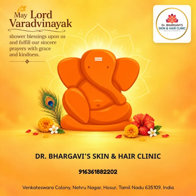 Celebrate Ganpati 2026 with radiant skin at DR. BHARGAVI'S SKIN & HAIR CLINIC, Hosur, inspired by Lo