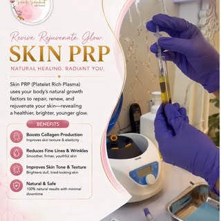 ✨ SKIN PRP – Natural Healing, Radiant You! ✨

Rejuvenate your skin with PRP therapy for a healthier,
