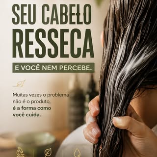 Cabelo seco nem sempre significa que você precisa comprar mais produtos.

Muitas vezes, o problema e
