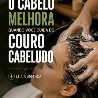 Seu cabelo começa a melhorar quando você cuida do couro cabeludo.

Muita gente investe apenas nos fi