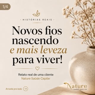 Quando ela chegou até nós, estava desesperada com a queda e algumas falhas no cabelo.

Em pouco temp