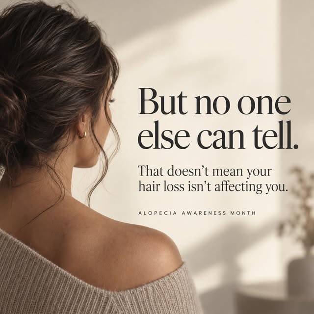 Hair loss doesn’t have to be obvious to everyone else to matter to you.

Maybe you’ve noticed more s