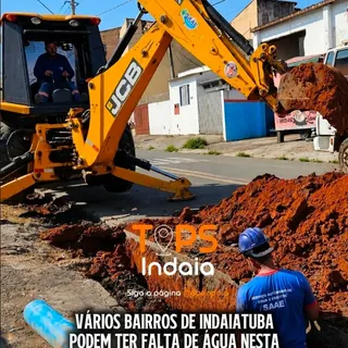 VÁRIOS BAIRROS DE INDAIATUBA PODEM TER FALTA DE ÁGUA NESTA SEGUNDA E TERÇA-FEIRA

Vários bairros de 