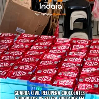 GUARDA CIVIL RECUPERA CHOCOLATES E PRODUTOS DE BELEZA FURTADOS EM INDAIATUBA

A Guarda Civil de Inda