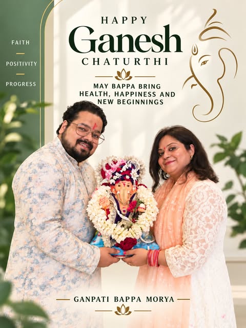 May Bappa’s blessings bring good health, happiness, prosperity, and brighter beginnings into your li