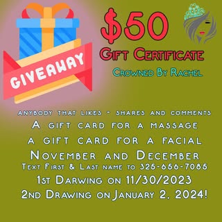 $50 Gift Certificate!