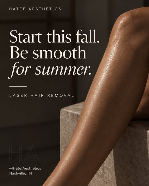 Say goodbye to your razor with Laser Hair Removal 🪒👋🏼 If you want to spend less time shaving next
