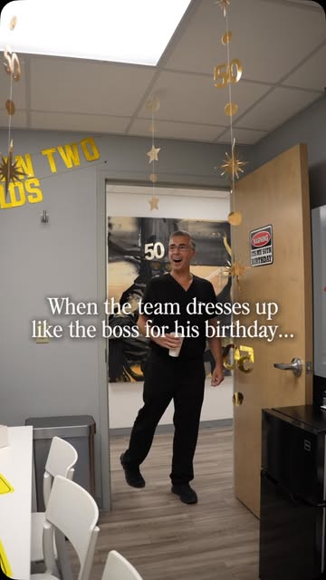 HAPPY 50TH BIRTHDAY to the best boss we could ever ask for! 🎉 Dr. Hatef, we hope your 50s treat you