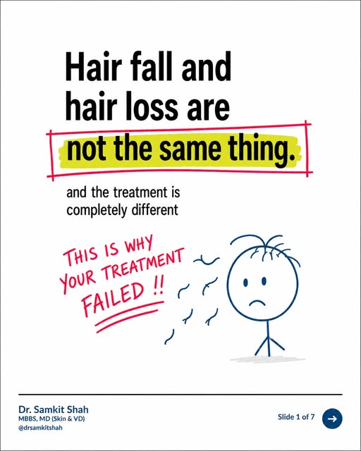 Hair fall or hair loss? They’re NOT the same thing. 👀

More hair in your shower doesn’t always mean