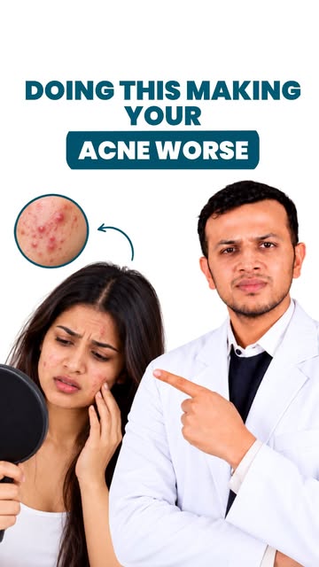 🚨 Have Acne? STOP These 5 Mistakes!

❌ Squeezing pimples
❌ Using harsh scrubs
❌ Applying toothpaste