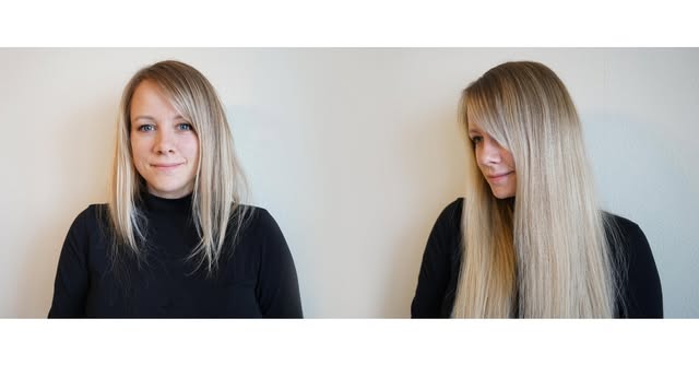 Extensions that match your natural hair so perfectly you forget they're there. Hair Builders in Will