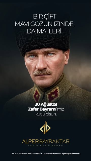 Bir çift mavi gözün izinde, daima ileri… 🇹🇷

Başta Gazi Mustafa Kemal Atatürk olmak üzere, bağımsı