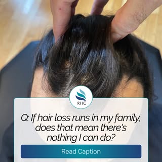Not necessarily.

A family history can increase your likelihood of experiencing certain types of hai