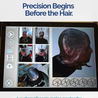 Every CNC Hair Prosthetic begins with precision.

Before your custom hair system is created, we capt
