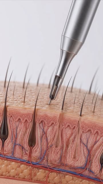 Ever wondered why modern hair transplants look so completely natural? ✨

The secret lies in advanced